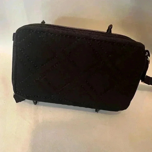 Vera Bradley Black Quilted Wristlet - Picture 7 of 7